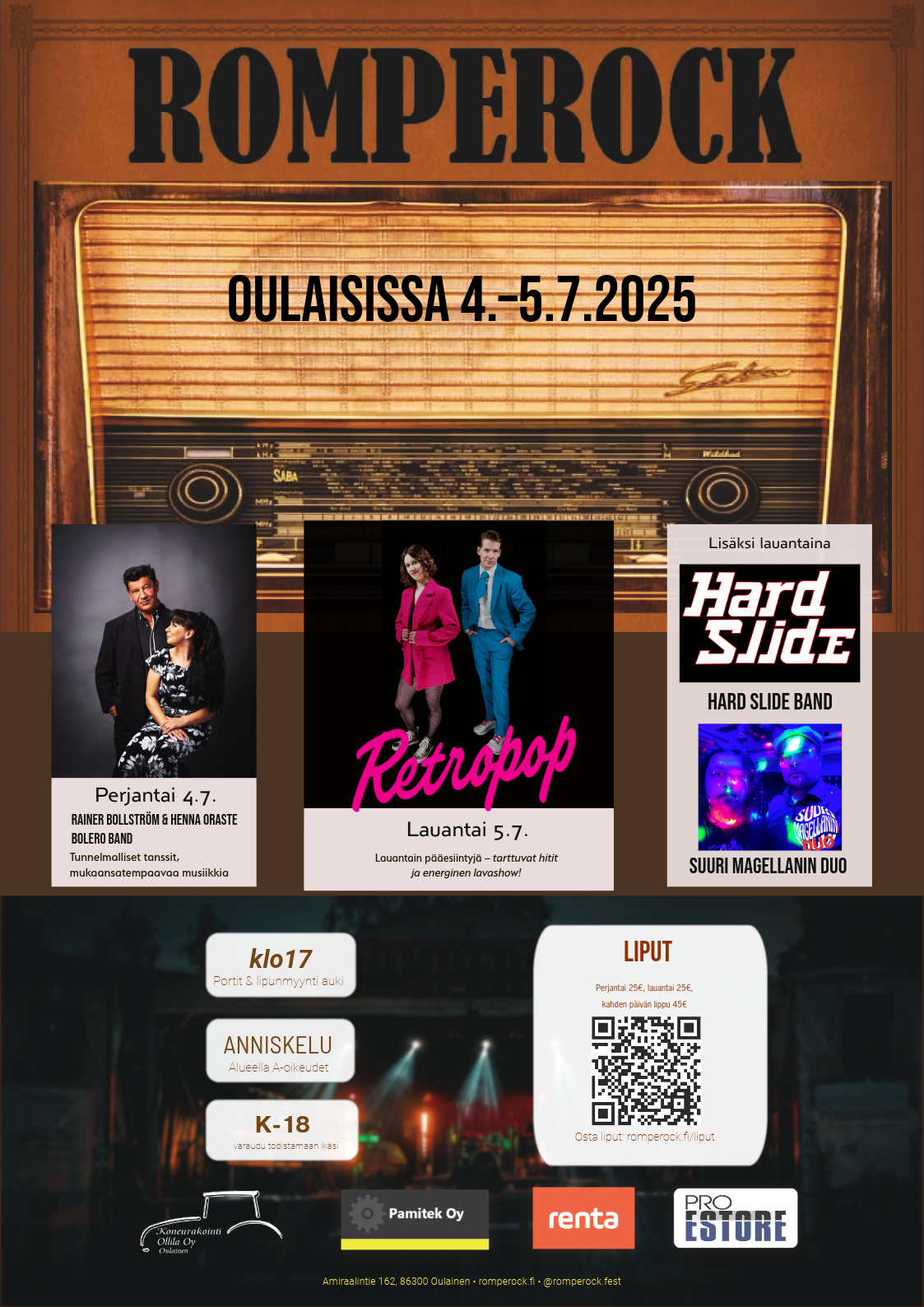 RompeRock 2025 virallinen juliste